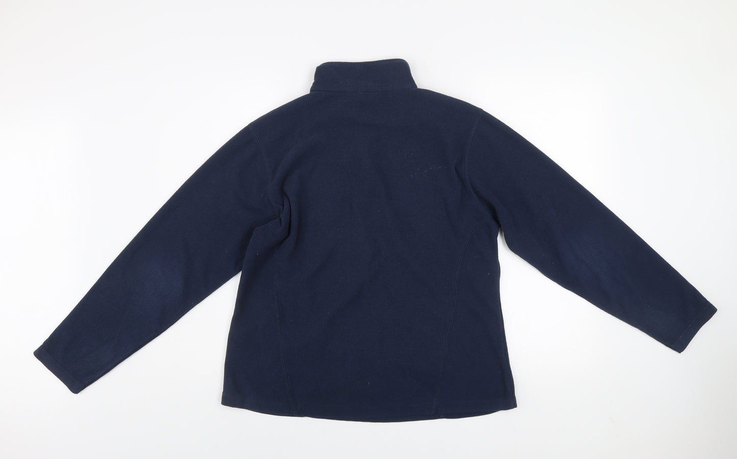 Hawkshead Active Navy 1/2 Zip Fleece Sweatshirt Women's Size 16