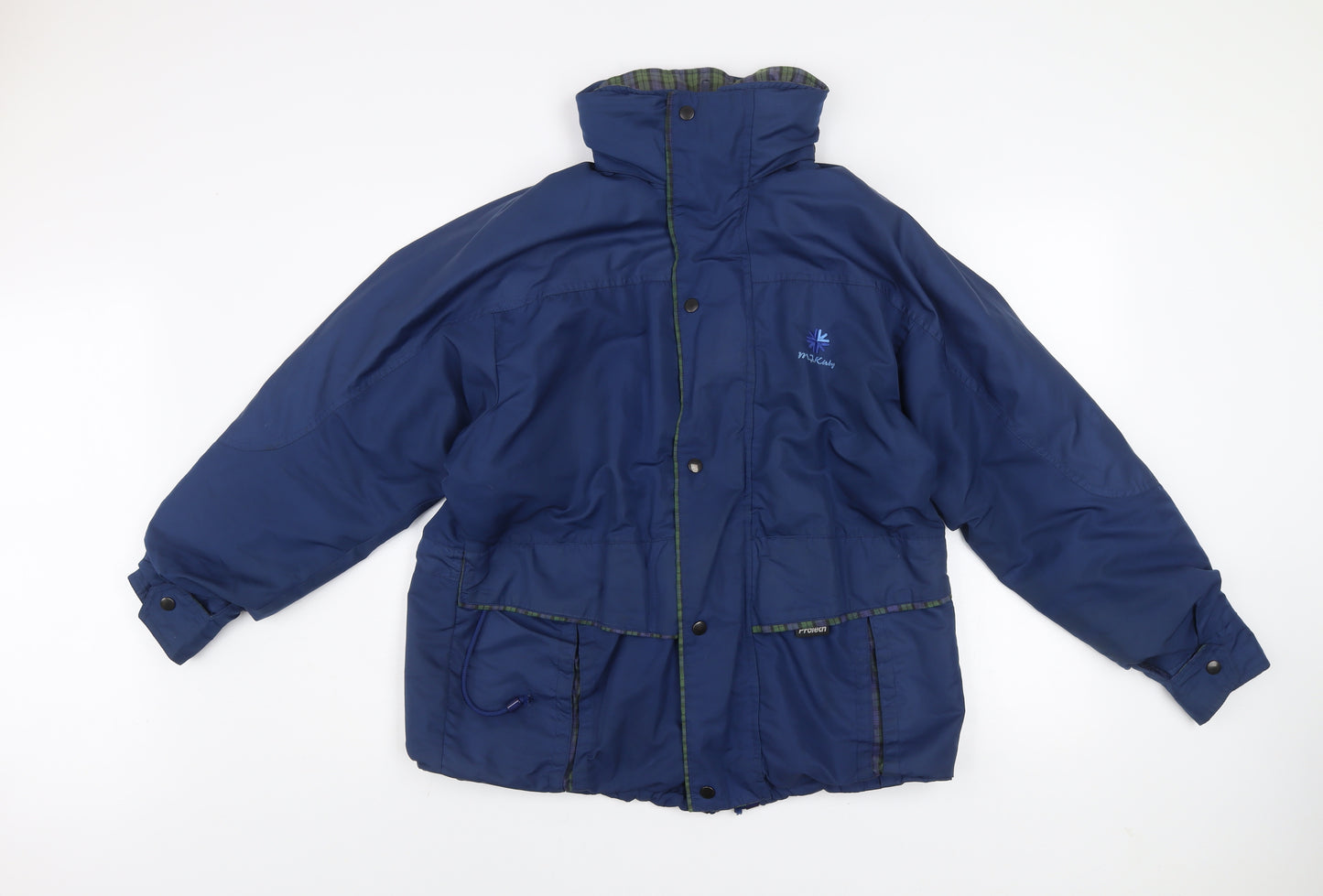 M.J. Kirby Men’s Blue Waterproof Parka Jacket M Regular Vintage