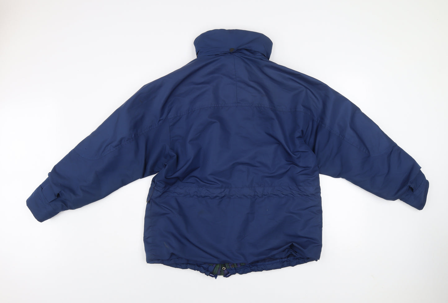 M.J. Kirby Men’s Blue Waterproof Parka Jacket M Regular Vintage