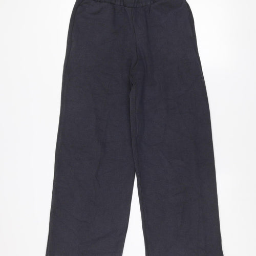 F&F Women Black Jogger Style Stretch Knit Trousers Size S