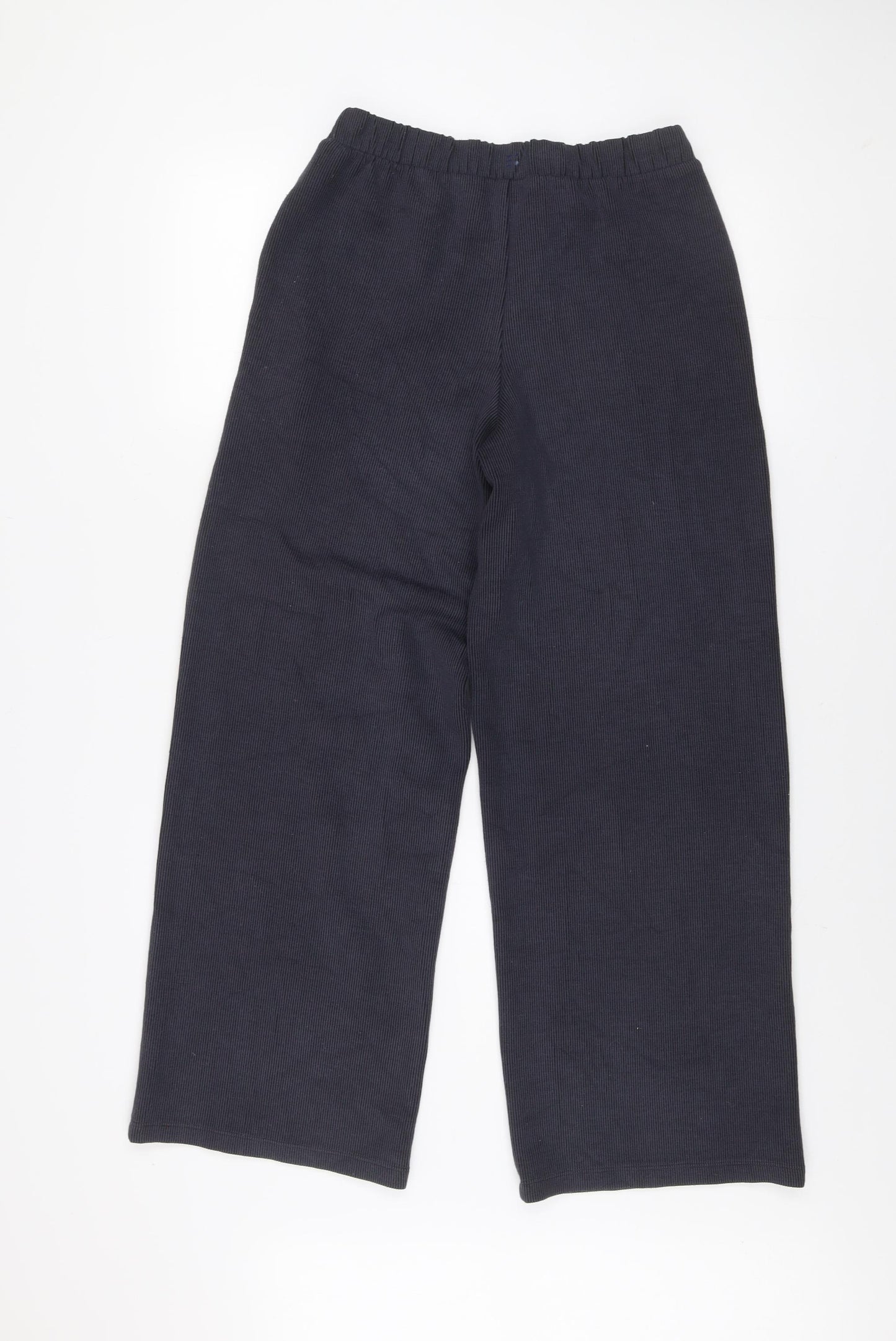 F&F Women Black Jogger Style Stretch Knit Trousers Size S