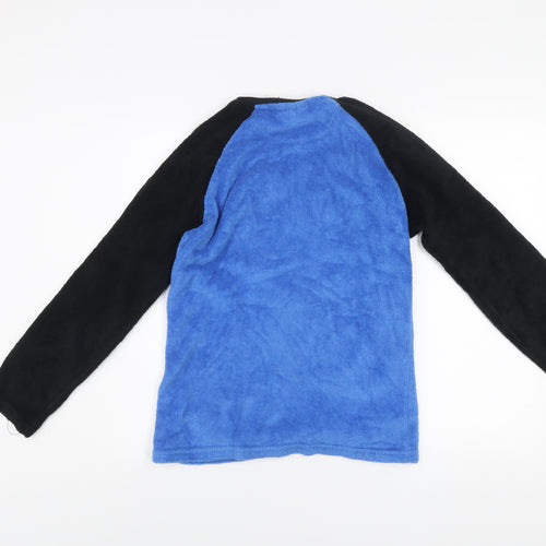 Marvel Boys Blue Black Panther Fleece Long Sleeve Pyjama Top 12-13 Years
