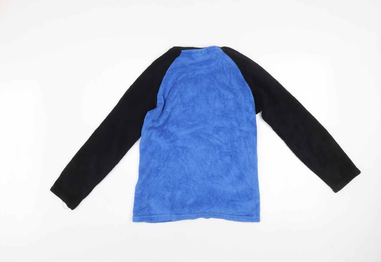 Marvel Boys Blue Black Panther Fleece Long Sleeve Pyjama Top 12-13 Years