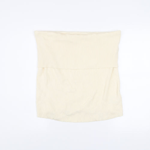 Marks and Spencer Women Beige Size 24 Knit Pencil Skirt