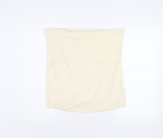 Marks and Spencer Women Beige Size 24 Knit Pencil Skirt