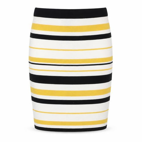 New Look Women’s Multicoloured Striped Pencil Skirt Size M