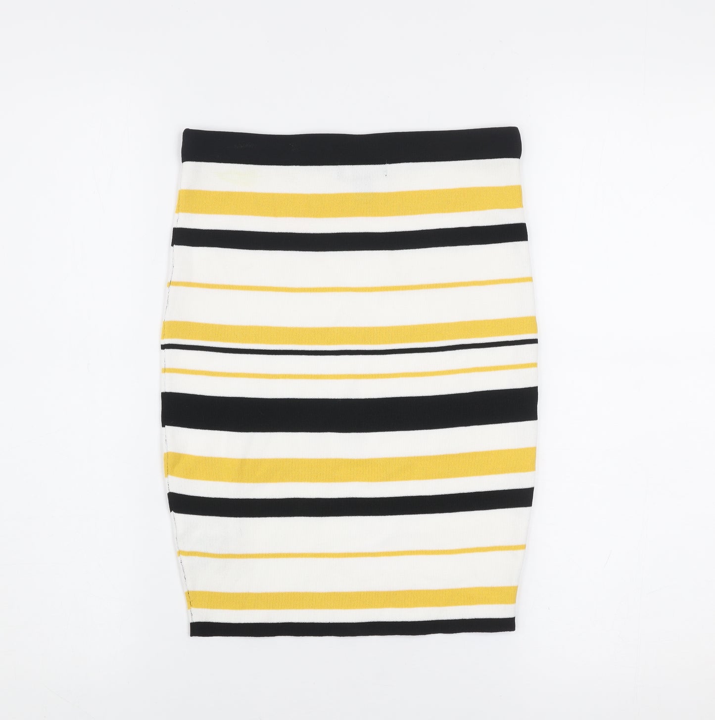 New Look Women’s Multicoloured Striped Pencil Skirt Size M