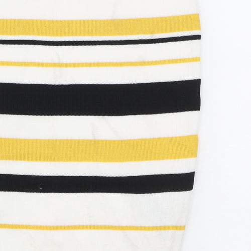 New Look Women’s Multicoloured Striped Pencil Skirt Size M
