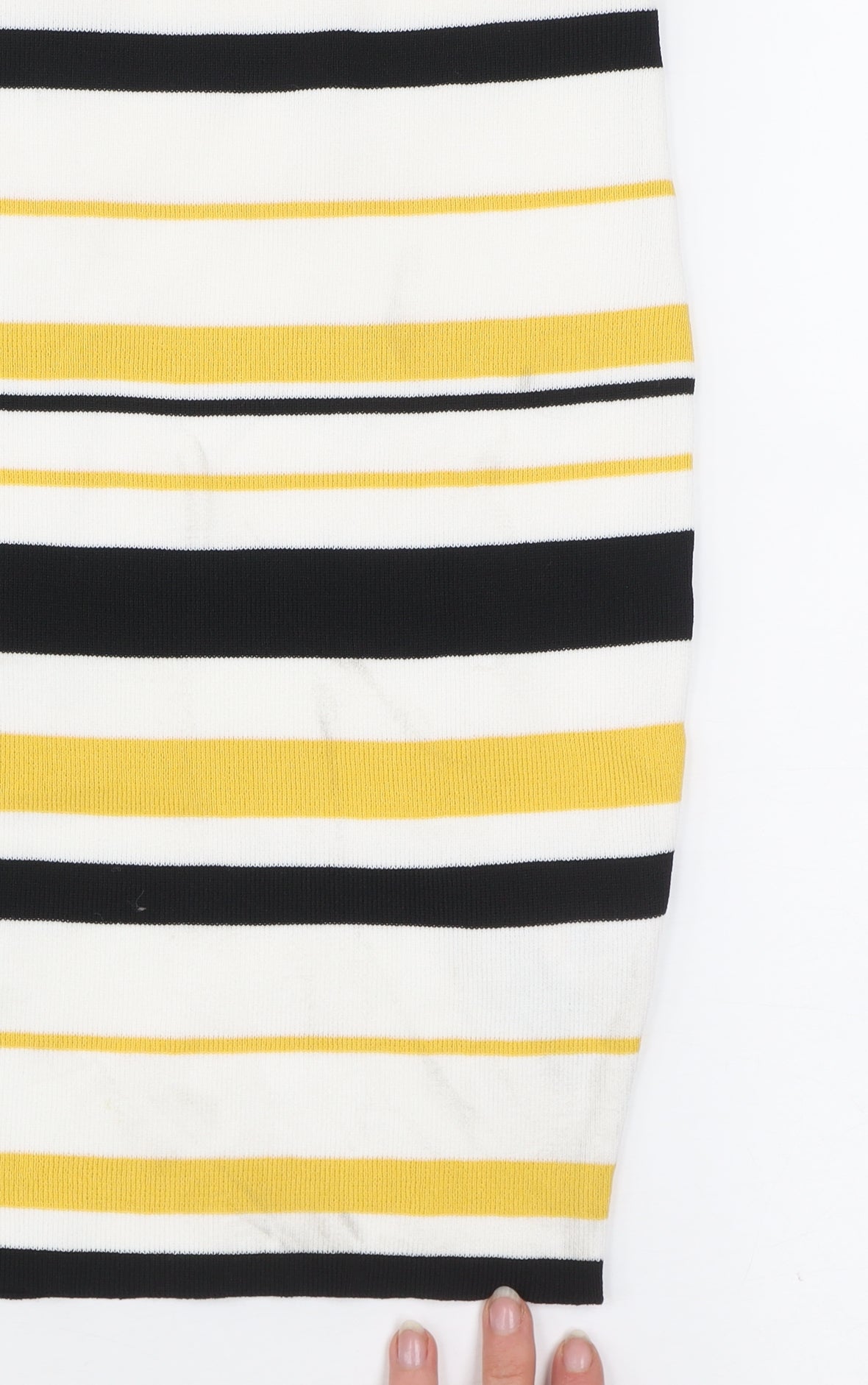 New Look Women’s Multicoloured Striped Pencil Skirt Size M
