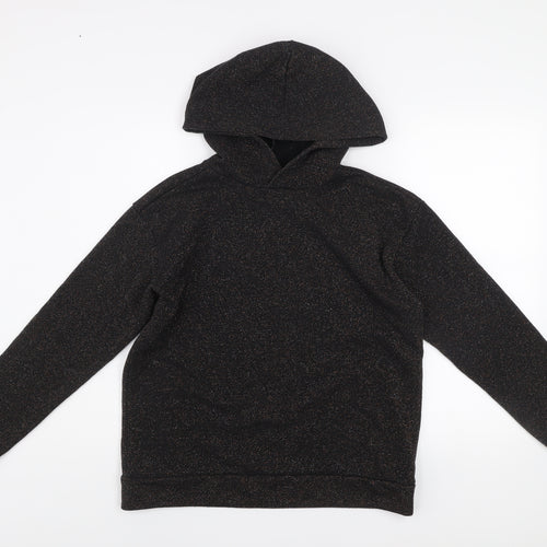 Soaked in Luxury Women's Black Sparkle Pullover Hoodie Size S
