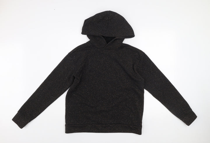 Soaked in Luxury Women's Black Sparkle Pullover Hoodie Size S