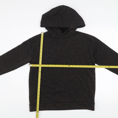 Soaked in Luxury Women's Black Sparkle Pullover Hoodie Size S