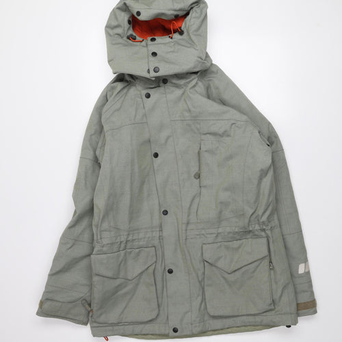 Berghaus Men's Green M Lined Hooded Parka Jacket Medium