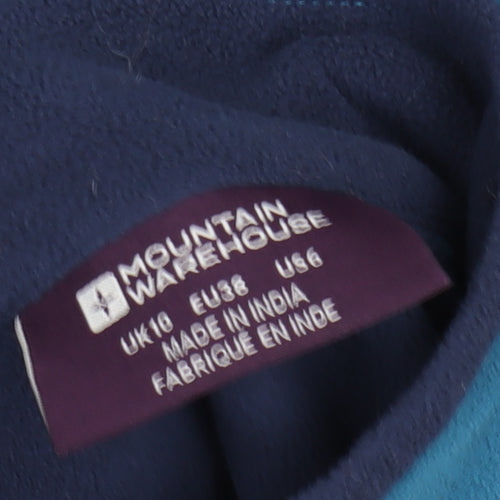 Mountain Warehouse Women's Blue Fleece Pullover Sweatshirt UK 10