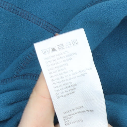 Mountain Warehouse Women's Blue Fleece Pullover Sweatshirt UK 10