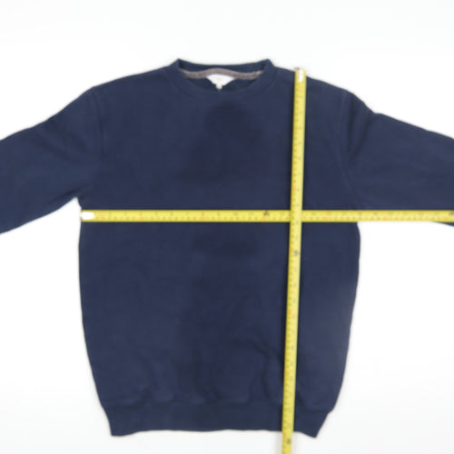 Cotton Traders Men’s Blue XS Pullover Crew Neck Sweatshirt