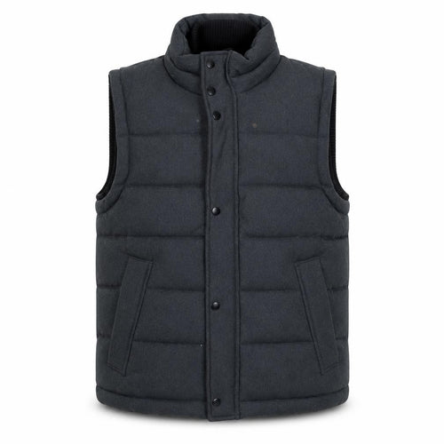 Kenneth Cole Reaction Men's Grey Puffer Waistcoat L Lined Casual