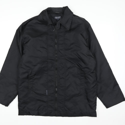 Hope Glory Men's Black M Quilted Nylon Jacket Full Zip Lined