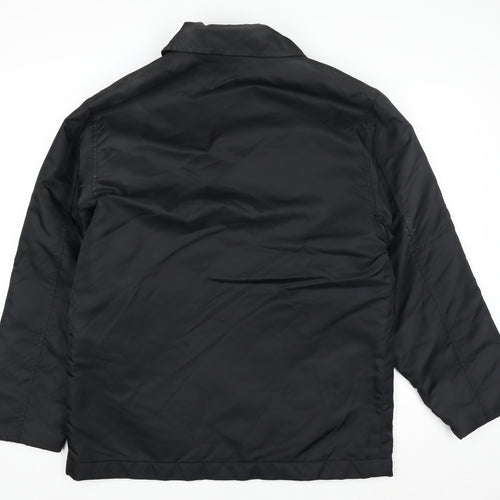 Hope Glory Men's Black M Quilted Nylon Jacket Full Zip Lined