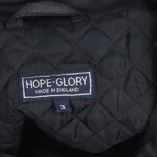 Hope Glory Men's Black M Quilted Nylon Jacket Full Zip Lined