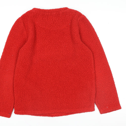 Disney Women’s Red Fleece Mickey Mouse Pyjama Top XS