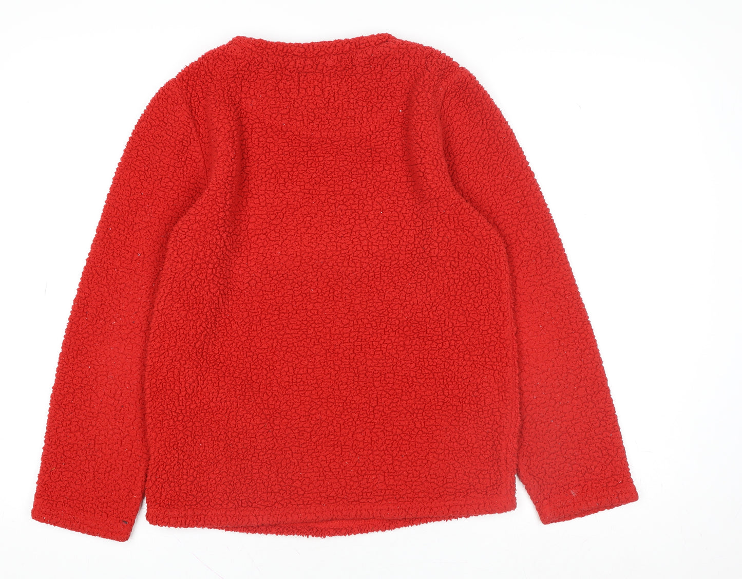 Disney Women’s Red Fleece Mickey Mouse Pyjama Top XS