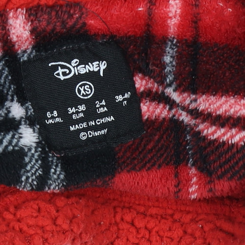 Disney Women’s Red Fleece Mickey Mouse Pyjama Top XS