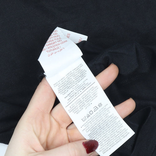 Nike Boys Black Liverpool FC LFC Graphic Regular Fit T-Shirt Size S