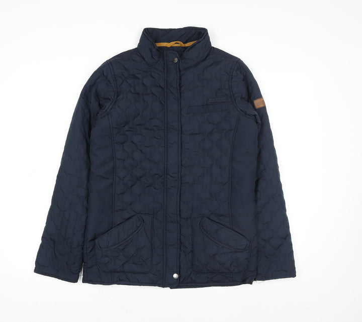 Regatta Teens Blue Quilted Mid-Length Jacket Size 164 Regular Fit