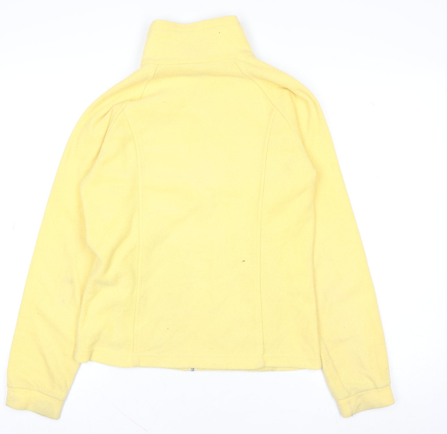 Columbia Teens Yellow Fleece Full Zip Sweatshirt 14 Regular