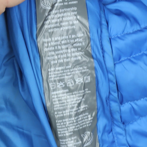 Alpkit Women's Blue Size 10 Lightweight Insulated Puffer Jacket