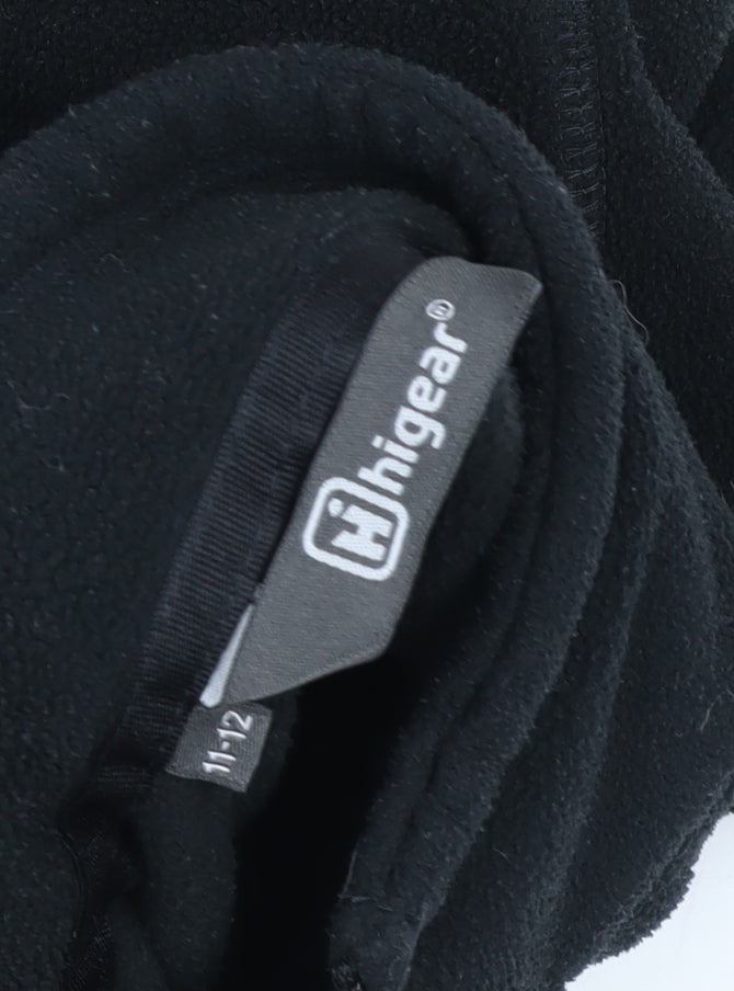 Hi Gear Boys Black Fleece Full Zip Outdoor Jacket 11-12 Years