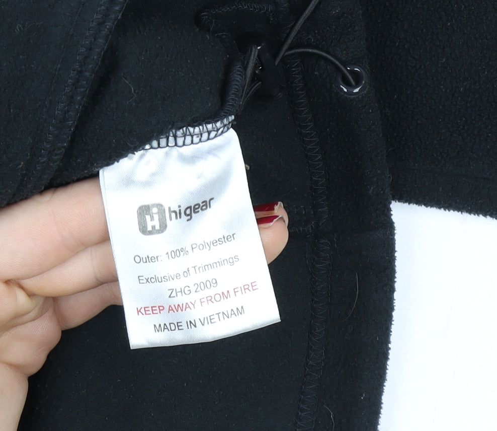 Hi Gear Boys Black Fleece Full Zip Outdoor Jacket 11-12 Years