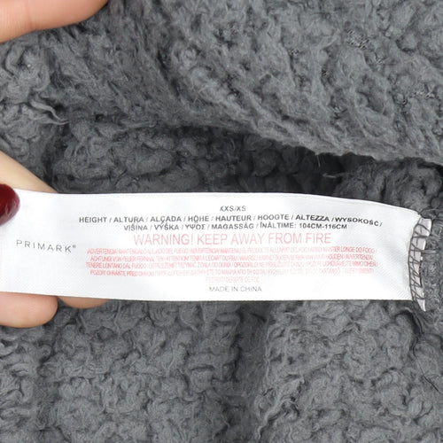 Primark Boys Grey PlayStation Hoodie XS Fleece Pullover