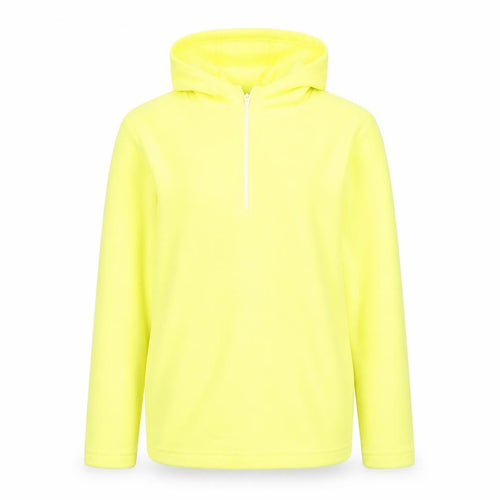 Mountain Warehouse Girls Yellow Fleece Half Zip Hoodie 11-12 Years