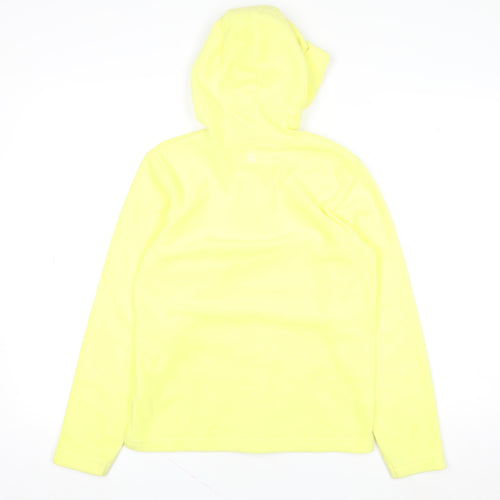 Mountain Warehouse Girls Yellow Fleece Half Zip Hoodie 11-12 Years