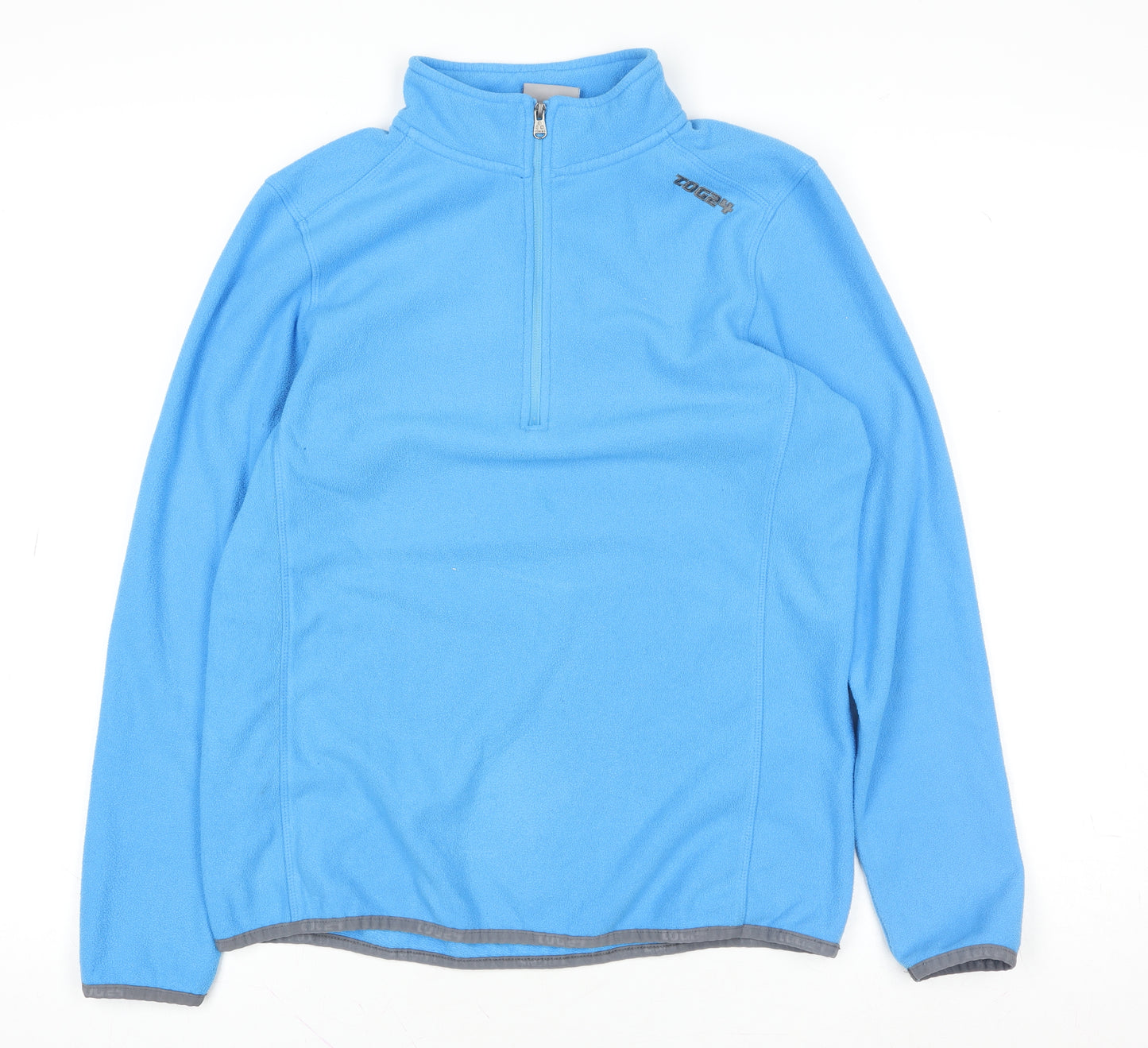 TOG24 Women’s Blue 1/2 Zip Pullover Fleece Sweatshirt Size 10-12
