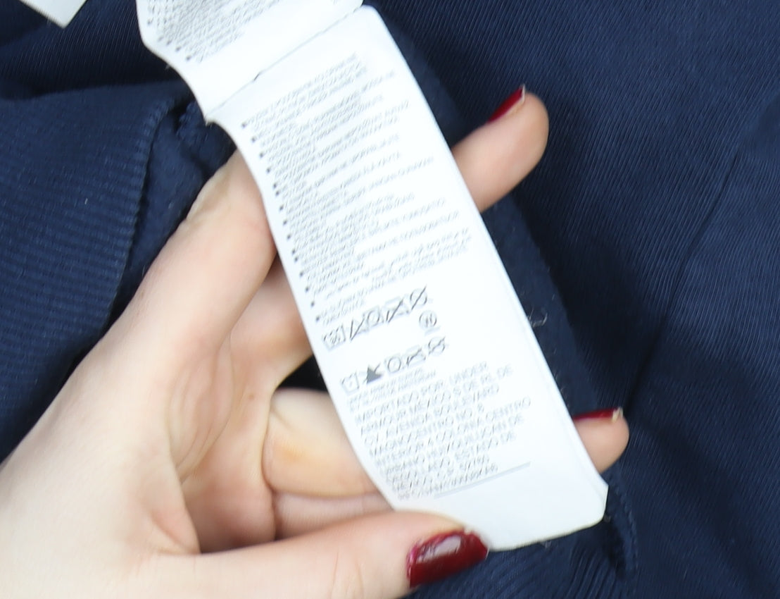 Under Armour Men's Blue Hooded Full Zip Fleece Jacket Size M