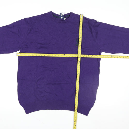 Tottenham Hotspur Men’s Purple Cotton Crew Neck Jumper M