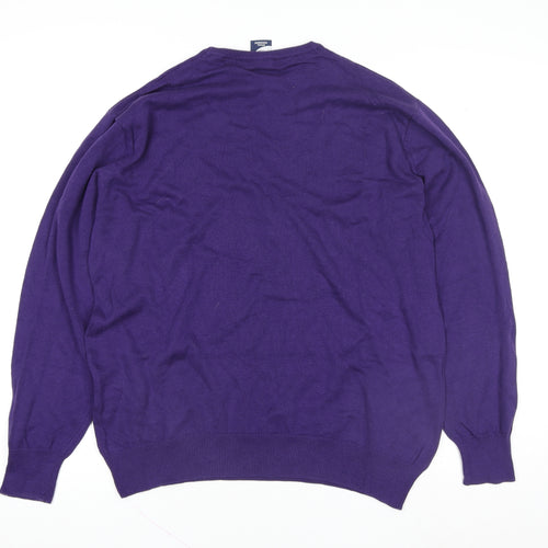 Tottenham Hotspur Men’s Purple Cotton Crew Neck Jumper M