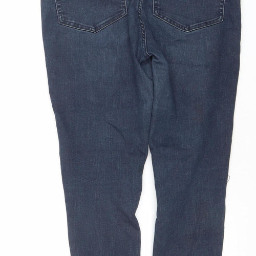 Denim Co Women’s Blue Distressed Skinny Jeans Size 16