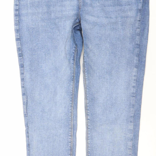 Primark Women's Blue Slim Fit Ankle Jeans Size 10 Stretch Denim