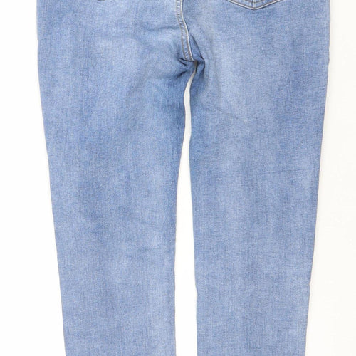 Primark Women's Blue Slim Fit Ankle Jeans Size 10 Stretch Denim