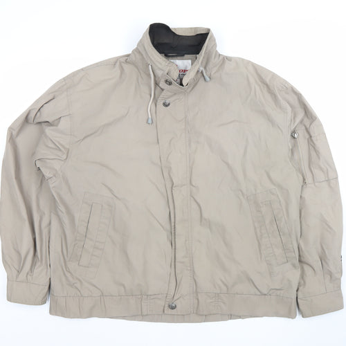 Dunlop Men's Beige Windbreaker Jacket L Regular Fit Casual