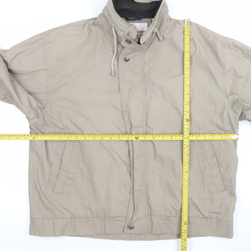 Dunlop Men's Beige Windbreaker Jacket L Regular Fit Casual