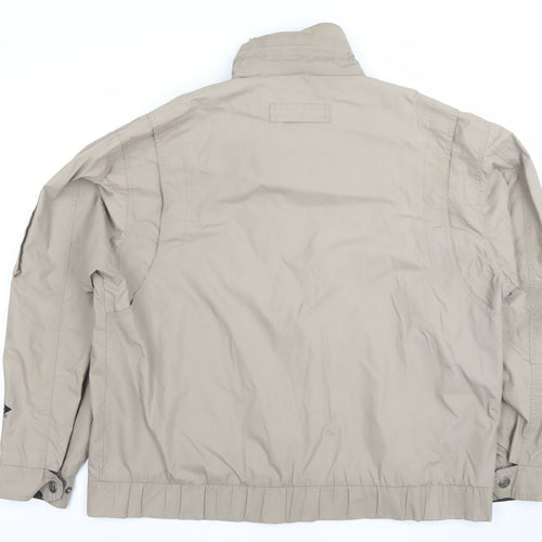 Dunlop Men's Beige Windbreaker Jacket L Regular Fit Casual