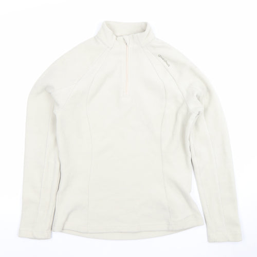 Quechua Women's Beige Fleece Pullover Sweatshirt Size M