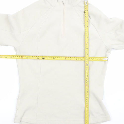 Quechua Women's Beige Fleece Pullover Sweatshirt Size M