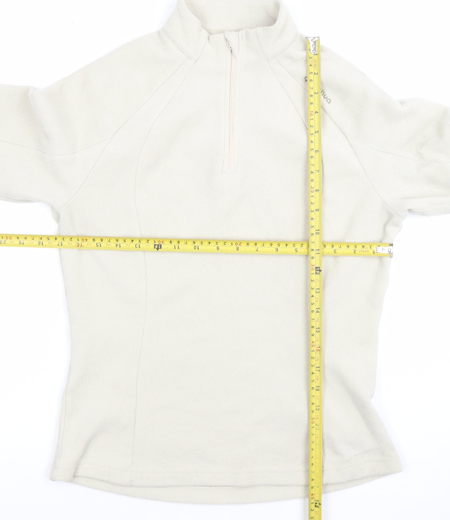 Quechua Women's Beige Fleece Pullover Sweatshirt Size M