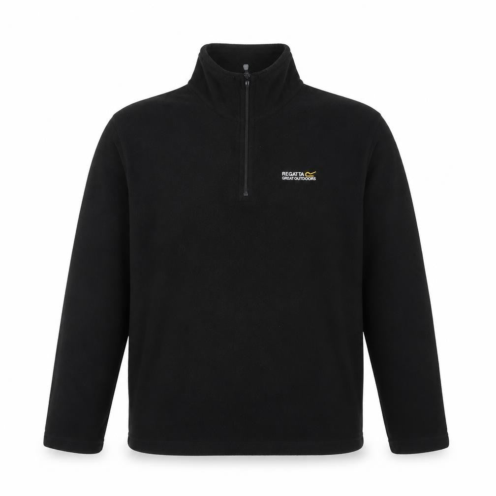 Regatta Men's Black Fleece 1/2 Zip Pullover Sweatshirt S